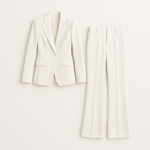 Mona White Pant Suit