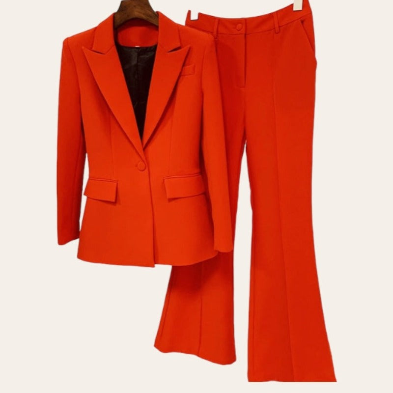 Mona Red Pant Suit