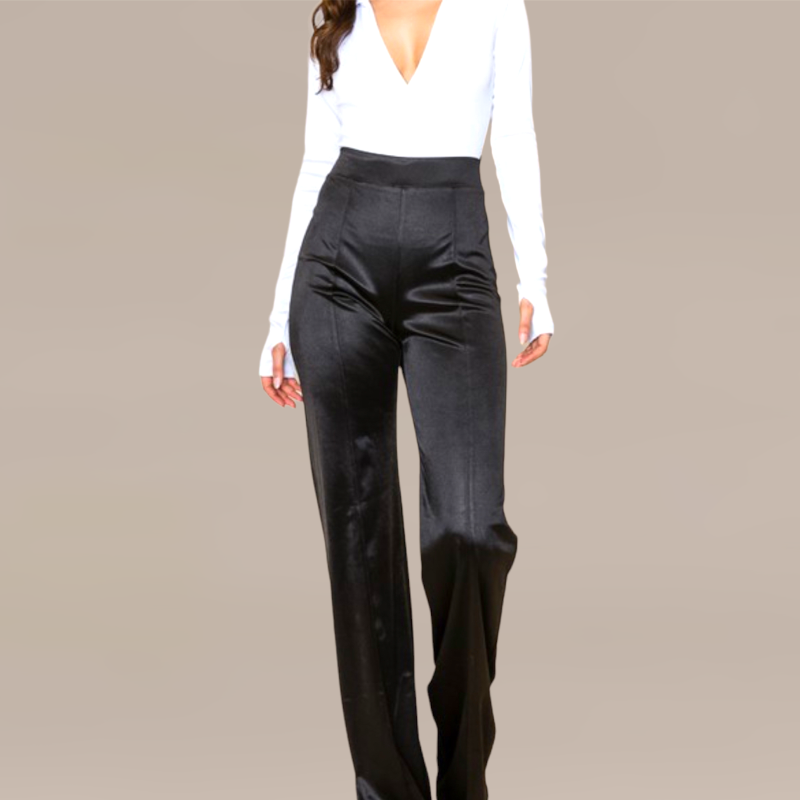 High waisted holiday trousers on sale