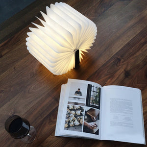 Rechargeable LED Foldable Book Shape Desk Lamp
